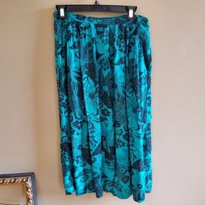 Floral Vintage Maxi Skirt sz M